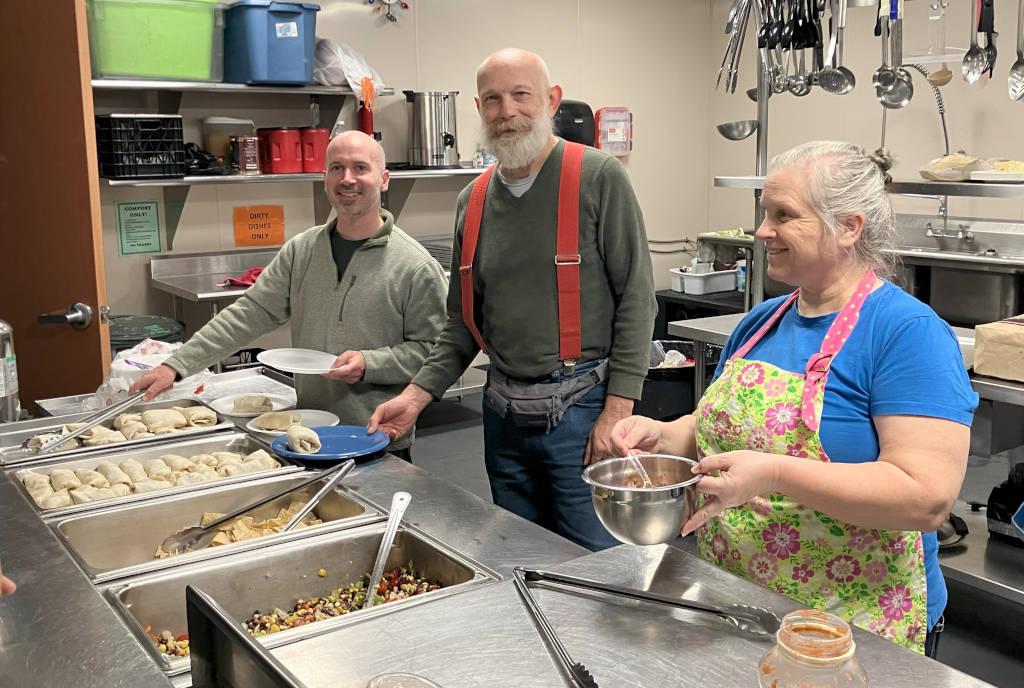 Serving at the glory hall